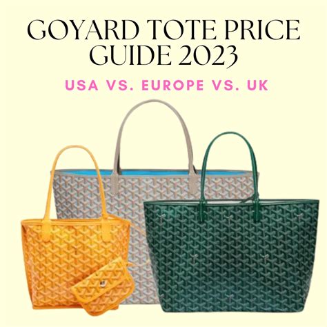 goyard bag price 2021|goyard bag price 2022 dollars.